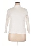 Jenny 100% Cotton Ivory Long Sleeve Turtleneck Size XL - photo 1