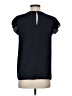 Who What Wear 100% Polyester Black Short Sleeve Top Size XS - photo 2