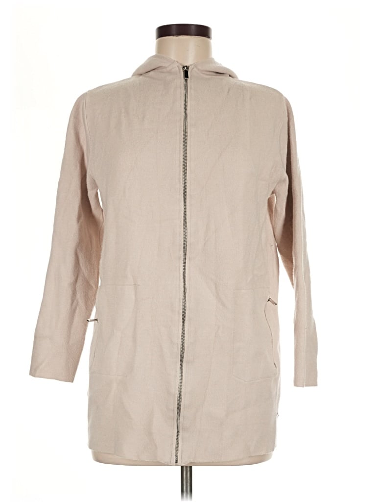 Pre-owned Milano Cardigan Sweater In Tan