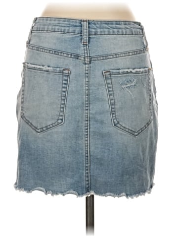 Klique B Denim Skirt (view 2)