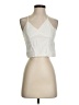 Silence and Noise White Sleeveless Blouse Size S - photo 1