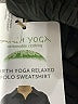 Earth Yoga Solid Black Pullover Sweater Size M - photo 8