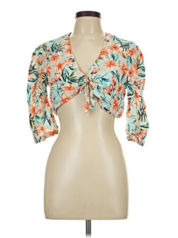 Fashionista 3/4 Sleeve Blouse (view 1)