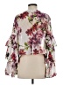 Intermix Purple 3/4 Sleeve Blouse Size P (petite) - photo 2