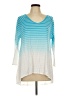 Grace Elements Teal 3/4 Sleeve Top Size L - photo 1
