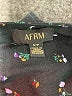 AFRM Stars Black Long Sleeve Blouse Size S - photo 3