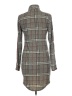 Eye Candy Plaid Gray Casual Dress Size L - photo 2