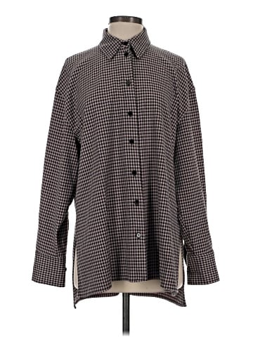 Zara Long Sleeve Button-Down Shirt (view 1)