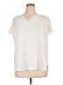 Counterparts 100% Polyester Ivory Short Sleeve Top Size XL - photo 1