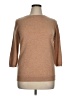Talbots 100% Cashmere Tan Cashmere Pullover Sweater Size 1X - photo 1