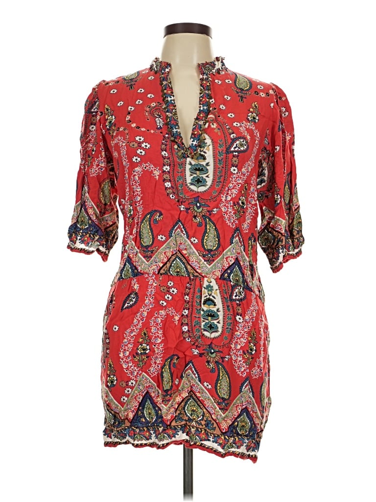 Pre-owned Angie Casual Dress In Red