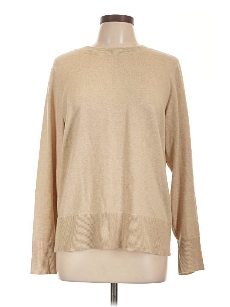 Pre-owned Universal Standard Pullover Sweater In Tan