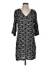 Assorted Brands 100% Rayon Print Black Casual Dress Size S - photo 1