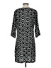 Assorted Brands 100% Rayon Print Black Casual Dress Size S - photo 2