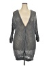 Torrid 100% Cotton Gray Cardigan Size 2X Plus (2) - photo 1