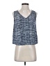 H By Halston Blue Sleeveless Blouse Size XS - photo 1