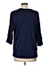 Xhilaration 100% Polyester Blue 3/4 Sleeve Blouse Size L - photo 2