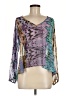 Elan 100% Polyester Purple 3/4 Sleeve Blouse Size M - photo 1