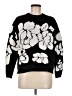 CIEBON Floral Black Pullover Sweater Size M - photo 1