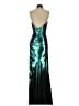 Alyce 100% Polyester Metallic Green Cocktail Dress Size 2 - photo 2