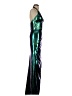 Alyce 100% Polyester Metallic Green Cocktail Dress Size 2 - photo 4
