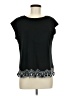 Elle Black Short Sleeve Top Size M - photo 1