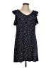Roz & Ali Polka Dots Black Casual Dress Size Lg Petite - photo 1