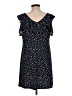 Roz & Ali Polka Dots Black Casual Dress Size Lg Petite - photo 2