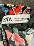 Zara 100% Viscose Floral Blue Casual Pants Size S - photo 7