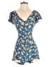 Derek Heart 100% Rayon Blue Romper Size S - photo 1
