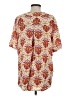 Gianni 100% Viscose Orange Short Sleeve Blouse Size 2 - photo 2
