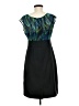 AB Studio 100% Polyester Graphic Black Cocktail Dress Size 8 - photo 2