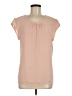 DR2 100% Polyester Pink Short Sleeve Blouse Size M - photo 1