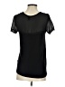 H&M 100% Polyester Black Short Sleeve Top Size S - photo 2
