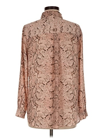 Rose + Olive Long Sleeve Blouse (view 2)