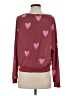 Honeydew Hearts Burgundy Pullover Sweater Size S - photo 2
