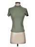 Shein Green Short Sleeve Turtleneck Size XS - photo 1