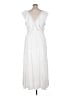Unbranded 100% Polyester White Casual Dress Size XL - photo 2