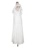 Unbranded 100% Polyester White Casual Dress Size XL - photo 5