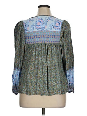 Grace + Karma 3/4 Sleeve Blouse (view 2)