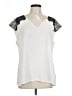 Banana Republic 100% Polyester Ivory Sleeveless Blouse Size L - photo 1