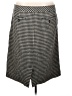 Eddie Bauer Houndstooth Gray Wool Skirt Size XL - photo 2