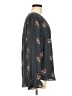 T Tahari 100% Polyester Floral Gray Long Sleeve Blouse Size M - photo 4