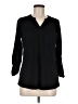 DG^2 by Diane Gilman Black 3/4 Sleeve Blouse Size M - photo 1