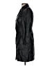 Topshop 100% Polyester Black Trenchcoat Size 6 - photo 5
