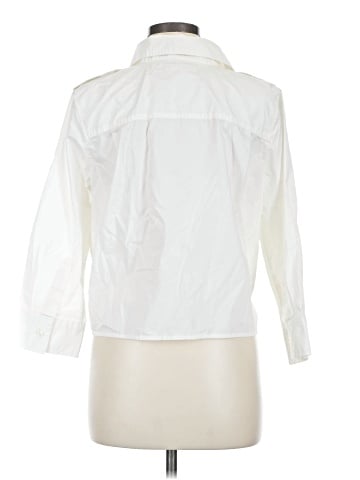 Banana Republic Factory Store 3/4 Sleeve Button-Down Shirt (view 2)