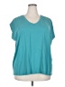 L.L.Bean Teal Short Sleeve Top Size 3X - photo 1