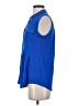 Cocomo Blue Sleeveless Button-Down Shirt Size S - photo 5