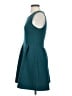 Blue Rain Solid Teal Cocktail Dress Size S - photo 5