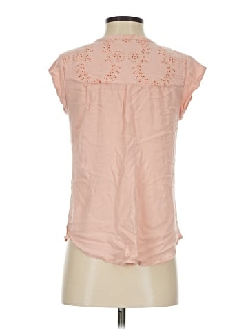 Pale Sky Short Sleeve Blouse (view 2)